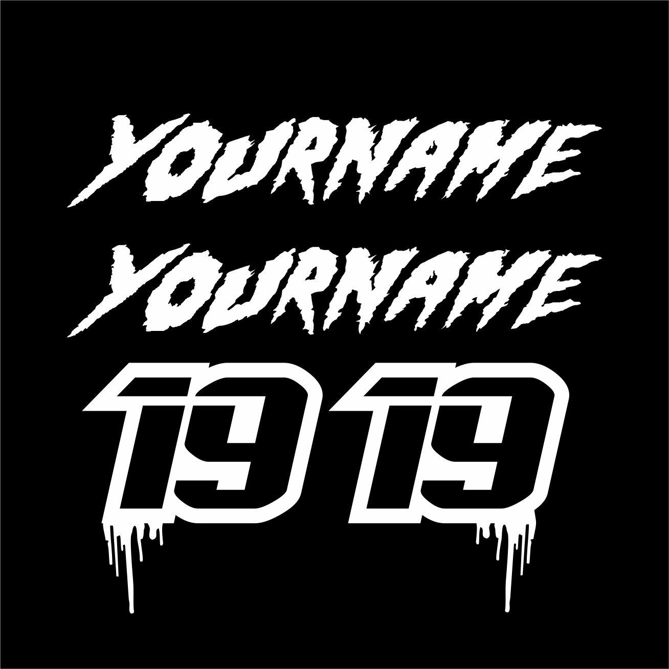 VINYL HELMET DECALS MURDER teenceegraphics