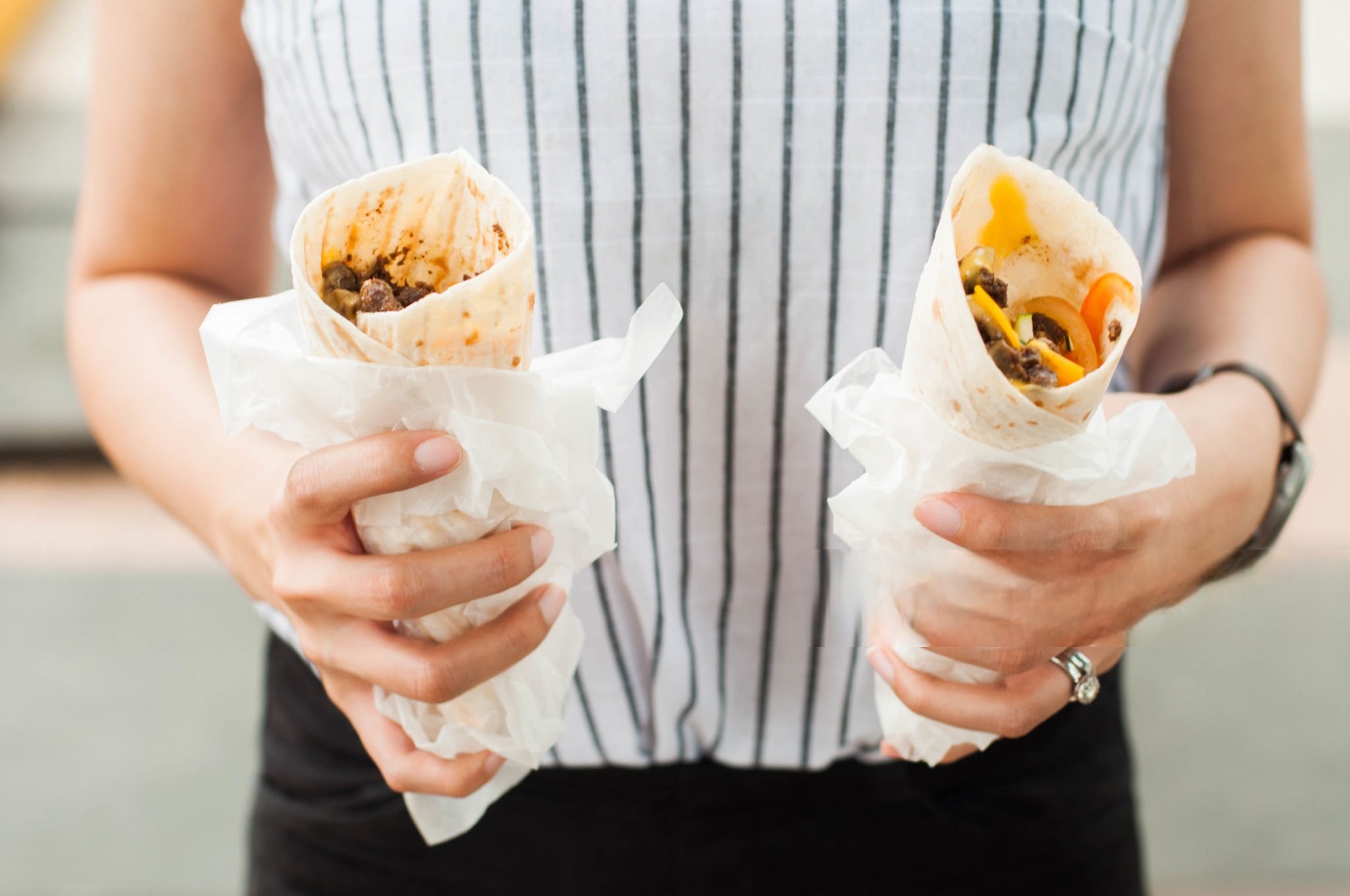 Arranged Food and Objects