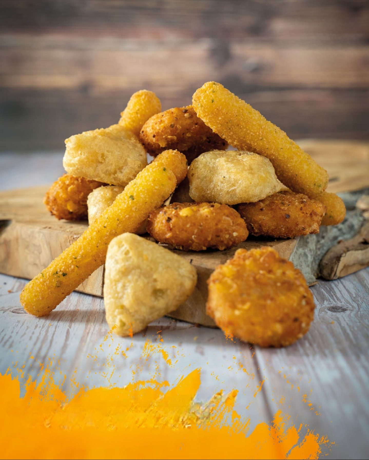 Arranged Food and Objects