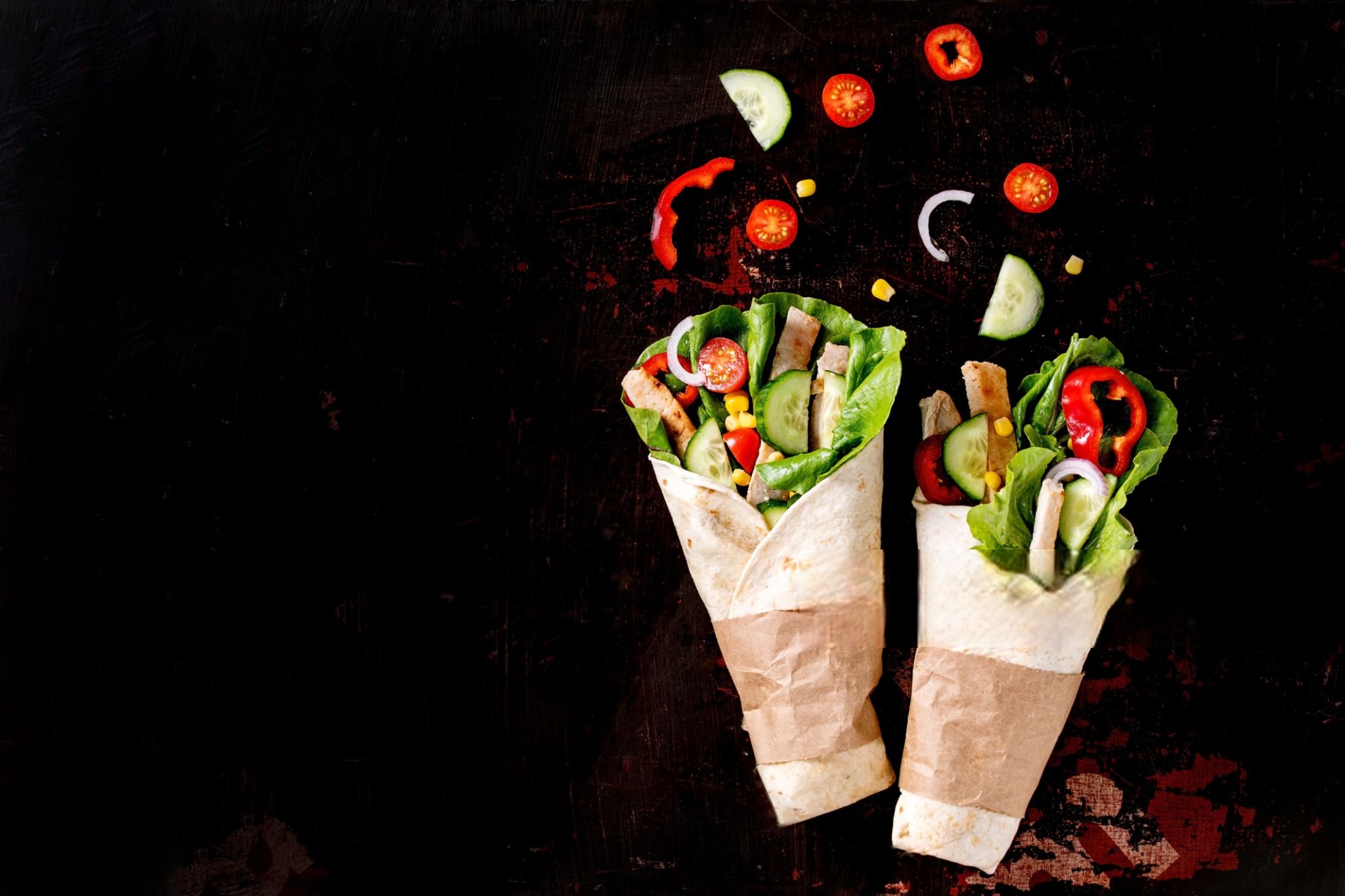 Arranged Food and Objects