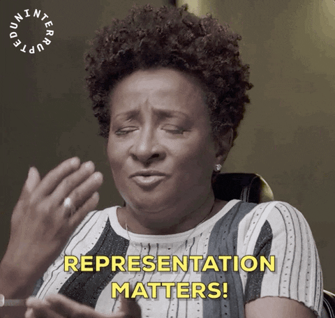 Black women saying that representation matters