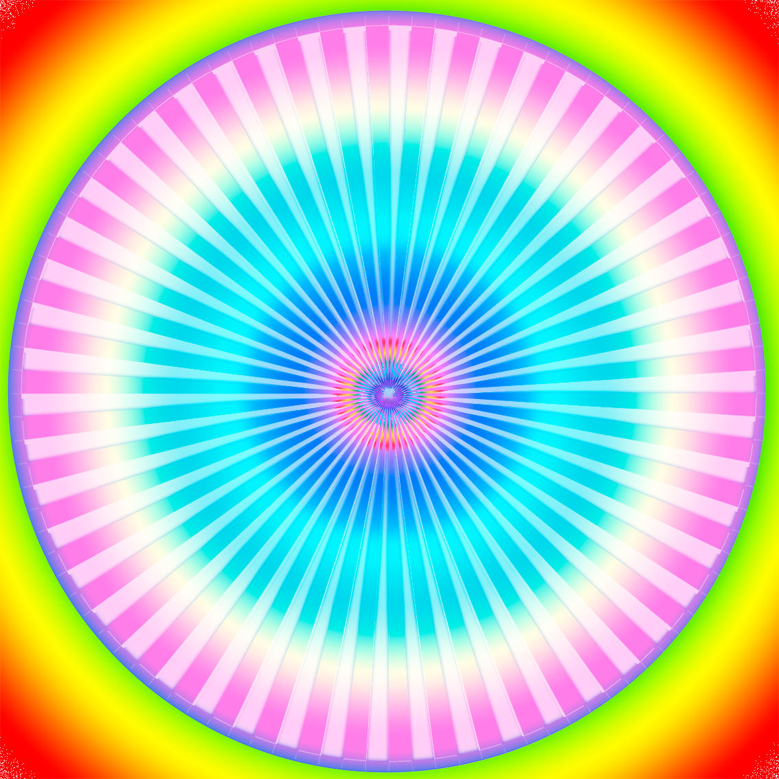 Mandala Pranic Generator " RAINBOW " * Choose your size to Download