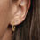 Thumbnail: Gold* Pandora Moments Small Hoop Earrings