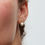 Thumbnail: Gold* Treated Freshwater Cultured Pearl & Stone Drop Stud Earrings