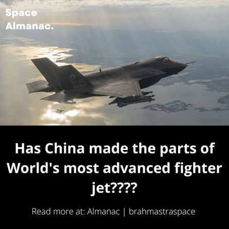 Has China made the parts of World's most advanced fighter jet????