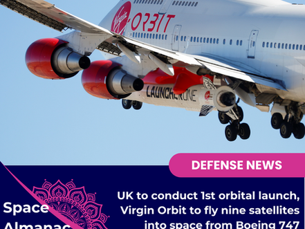 UK to conduct 1st orbital launch, Virgin Orbit to fly nine satellites into space from Boeing 747