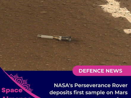 NASA's Perseverance Rover deposits first sample on Mars surface