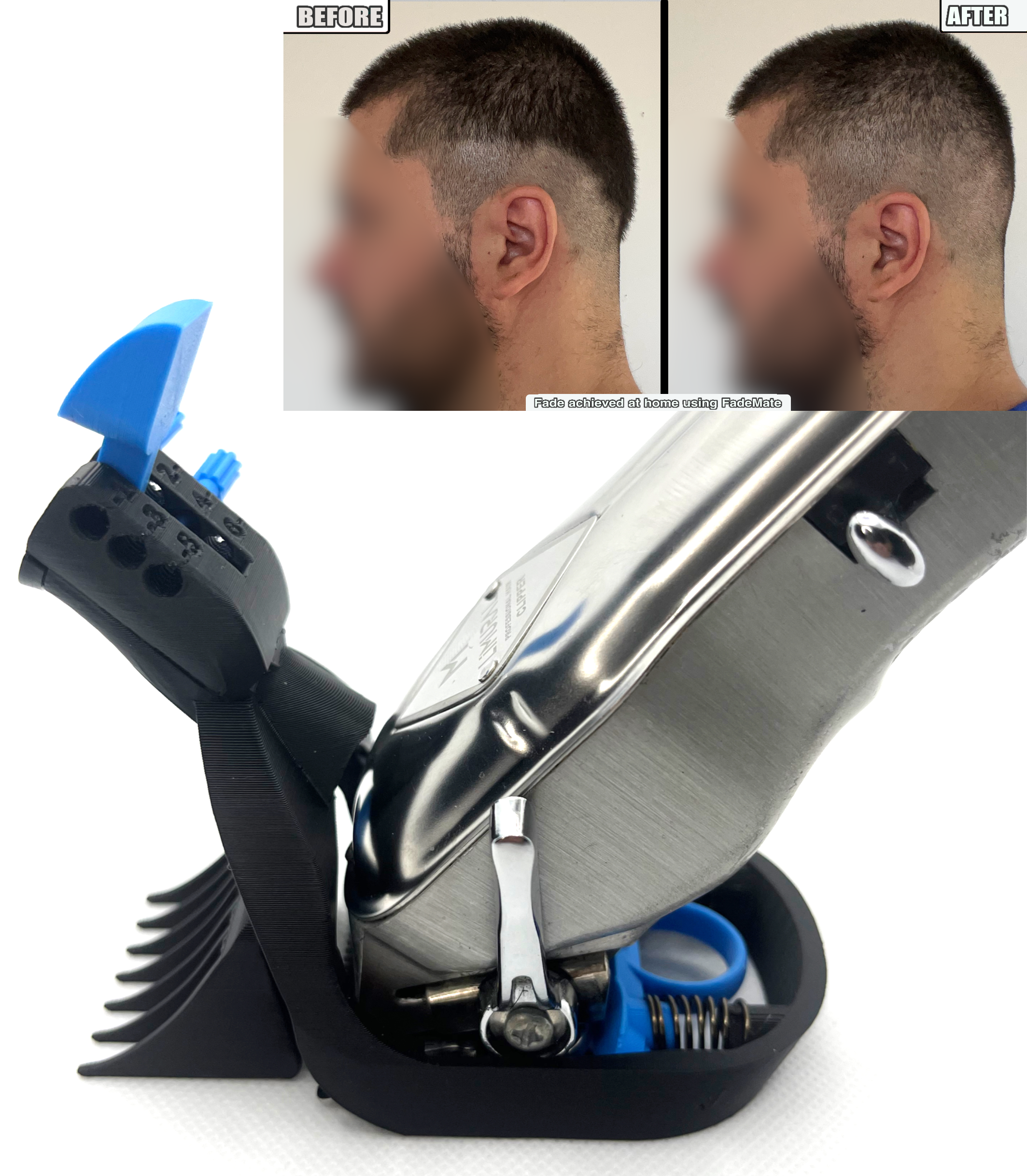 FadeMate - Professional Home Hair Fade Solution, DIY Haircuts for Men & Barbers