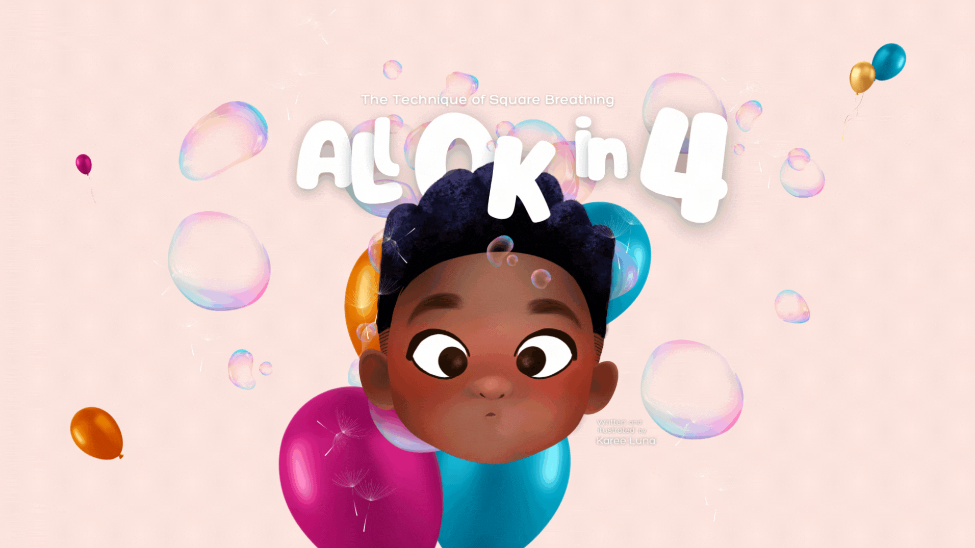 "All OK in 4": A Square Breathing GIF of boy Embracing Emotional Well-being