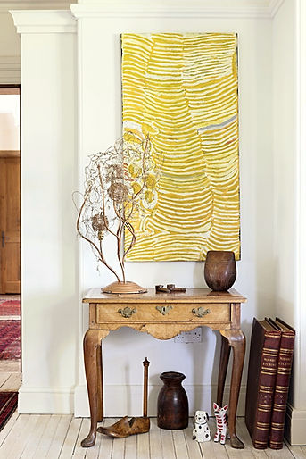 Interior, Aboriginal art in the home