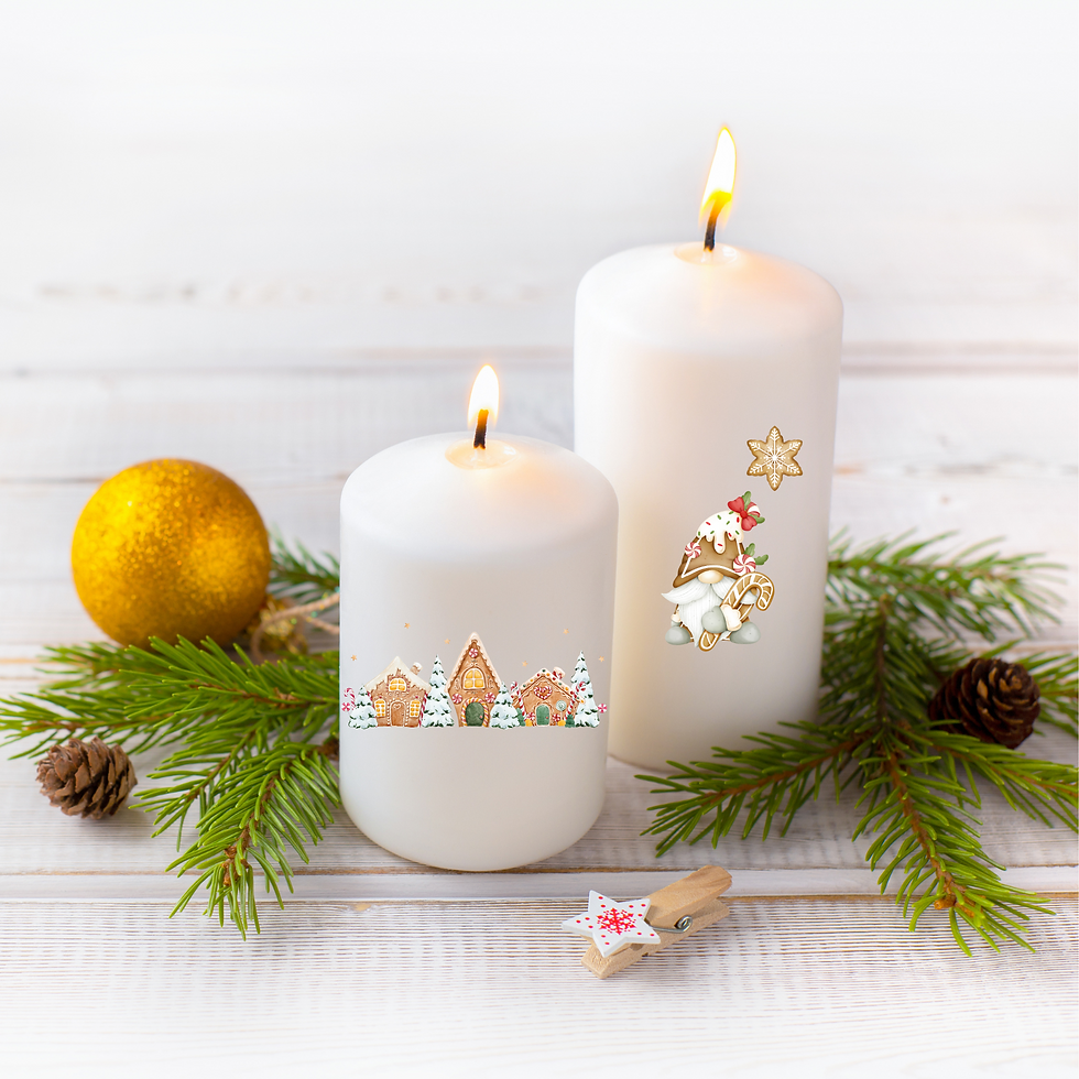 Miniaturbild: Kerzentattoos Weihnachtszeit