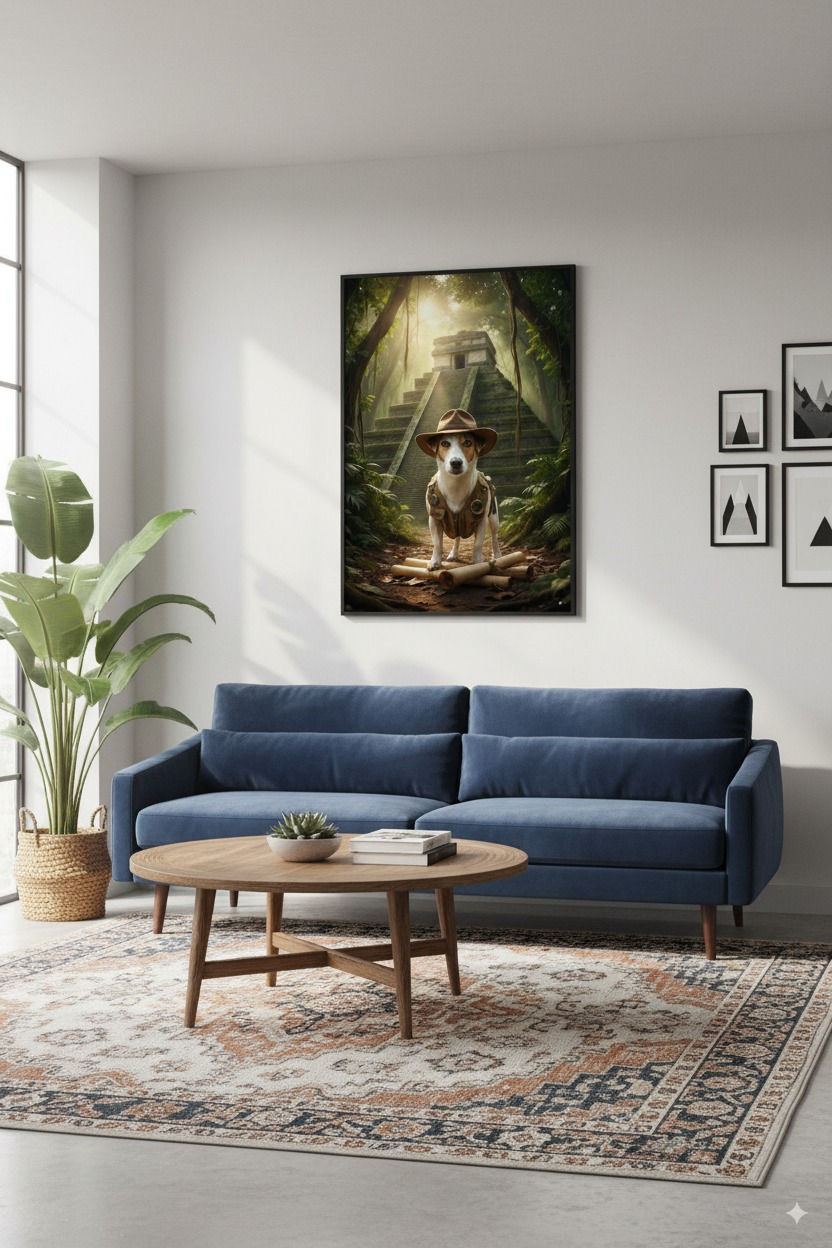 Miniaturbild: Dein Haustier als Poster "Indiana Jones"