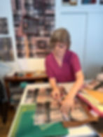 Working in the studio