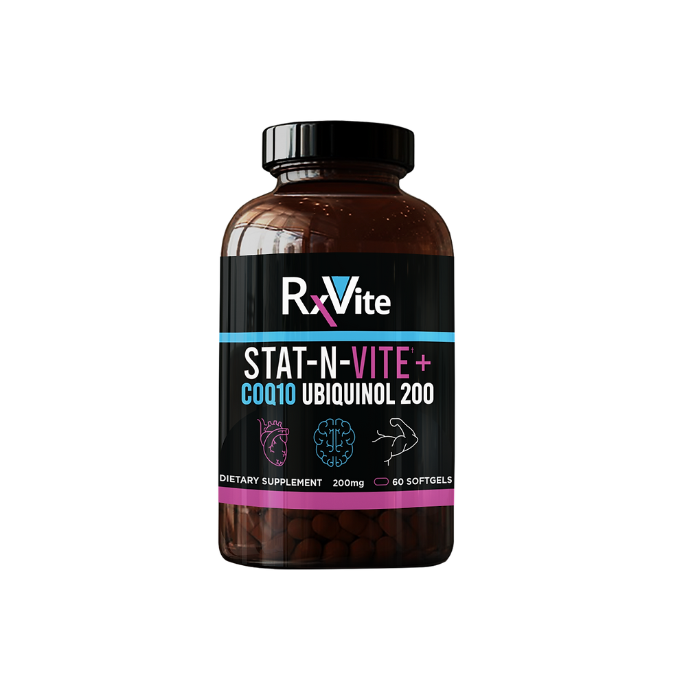 STAT-N-VITE CoQ10 UBIQUIONOL 200 mg 60 Softgels