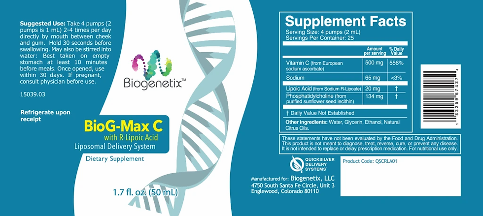 Thumbnail: BioG-Max C W/ R-Lipoic Acid by Biogenetix
