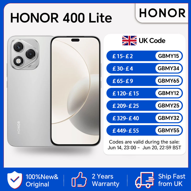 HONOR 400 Lite 5G Smartphone – AMOLED Display, AI Camera & Fast Charging