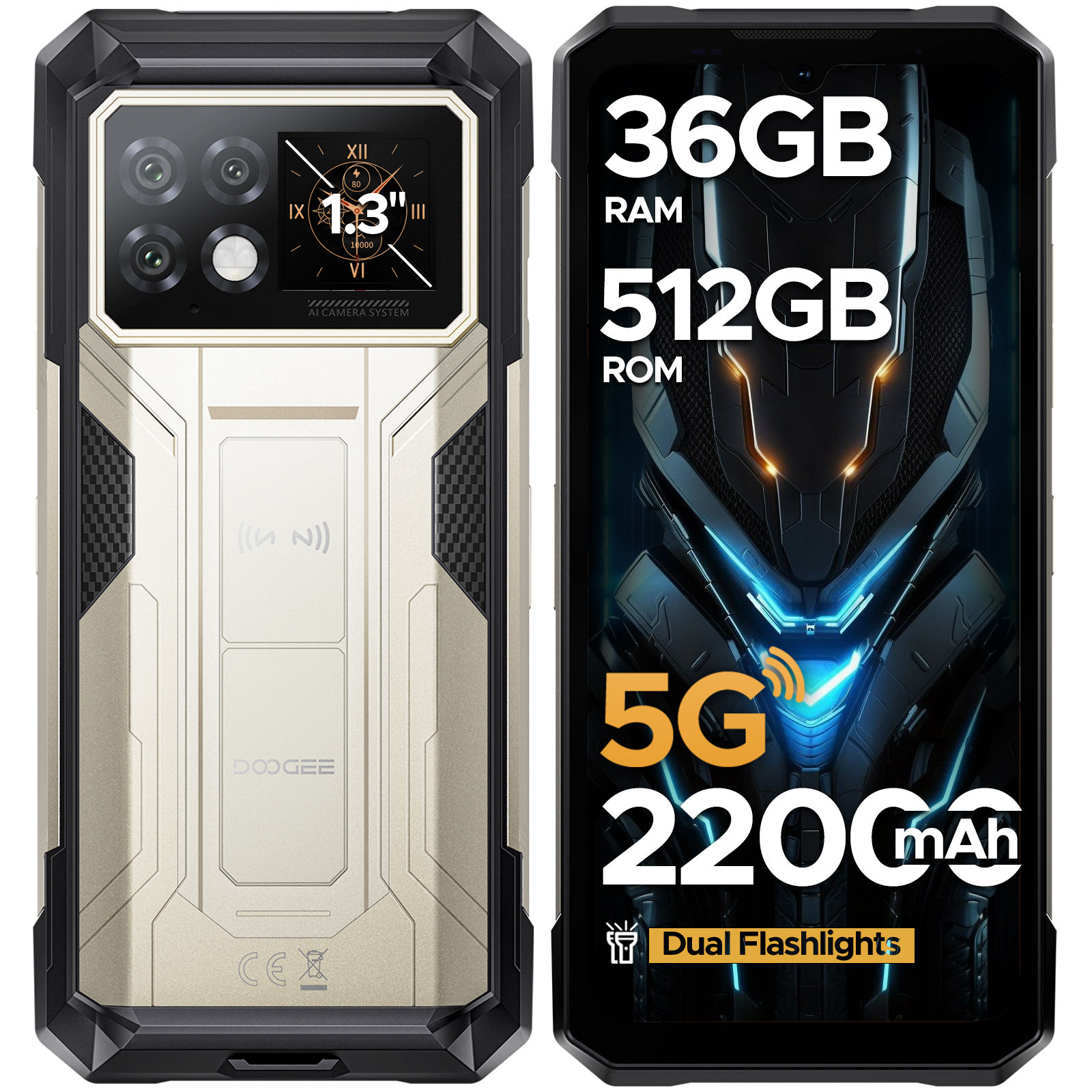 DOOGEE S200 Max Rugged 5G Phone – Massive Battery & AI Camera
