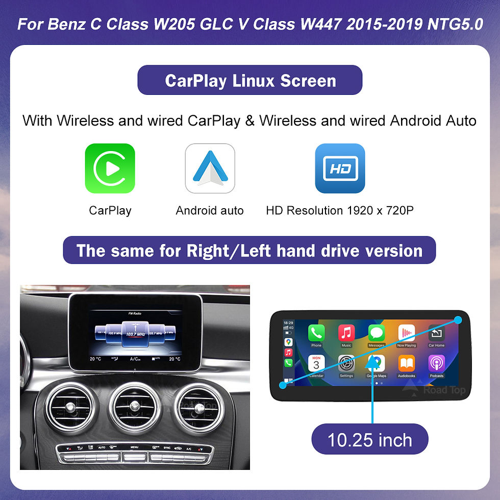 Thumbnail: Premium Linux Car Multimedia System – Wireless Apple CarPlay & Android Auto Disp