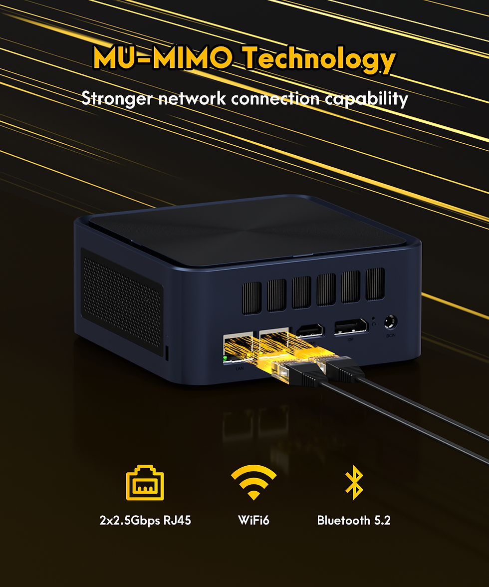 Thumbnail: ZXIPC MINI PC NucBox Gaming Mini PC AMD Ryzen7 8745HS DDR5 Oculink Barebone NO R