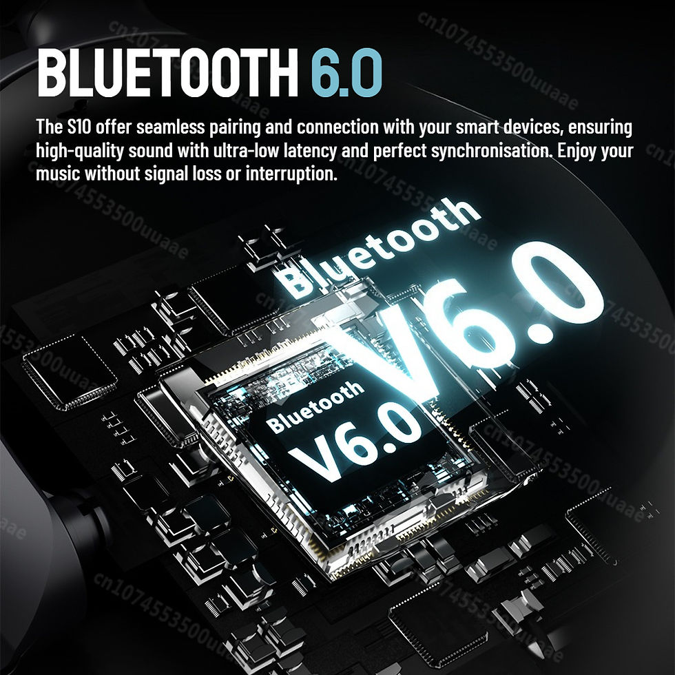 Thumbnail: S10 ANC Wireless Bluetooth Earbuds – Active Noise Cancelling & Deep Bass
