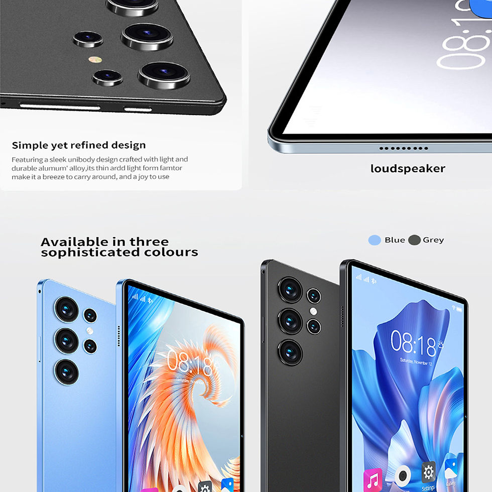 Thumbnail: New Original 10.1 Inch Android Tablet Octa Core 4GB RAM 64GB ROM Bluetooth WiFi 