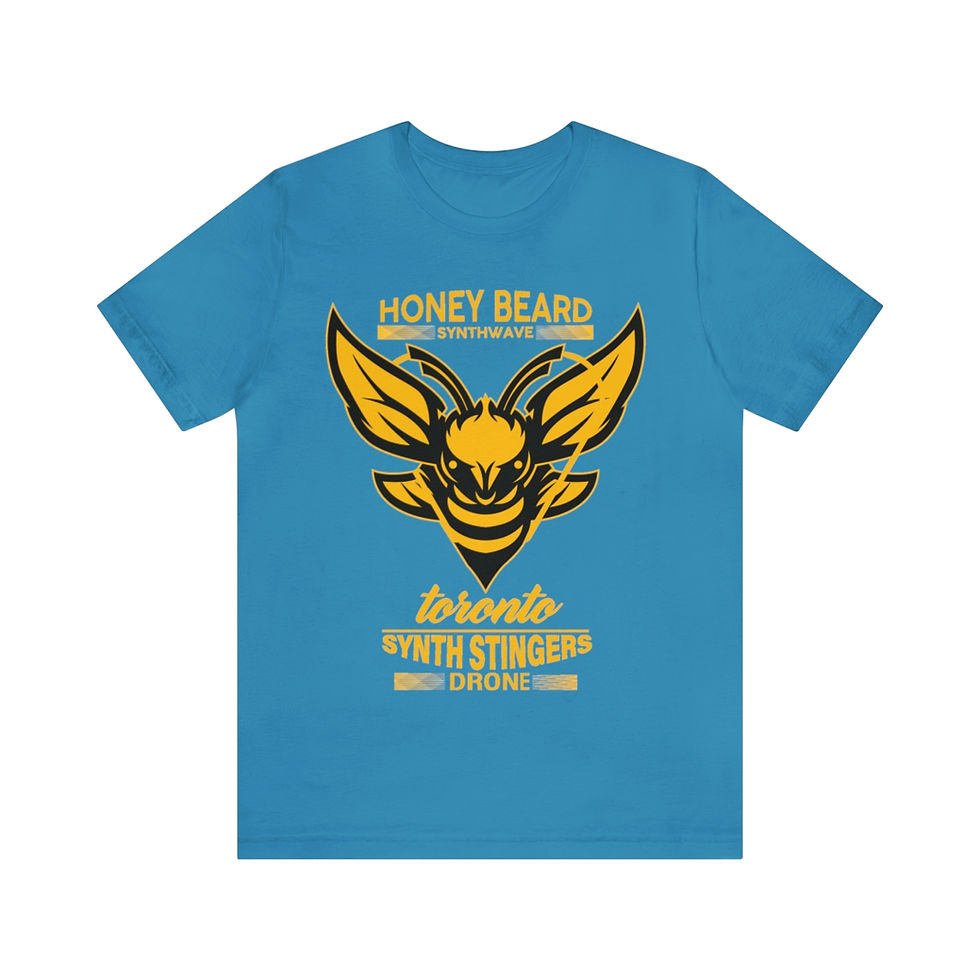 Thumbnail: Synth Stingers - Honey Beard Tee (Unisex Jersey Short Sleeve Tee)
