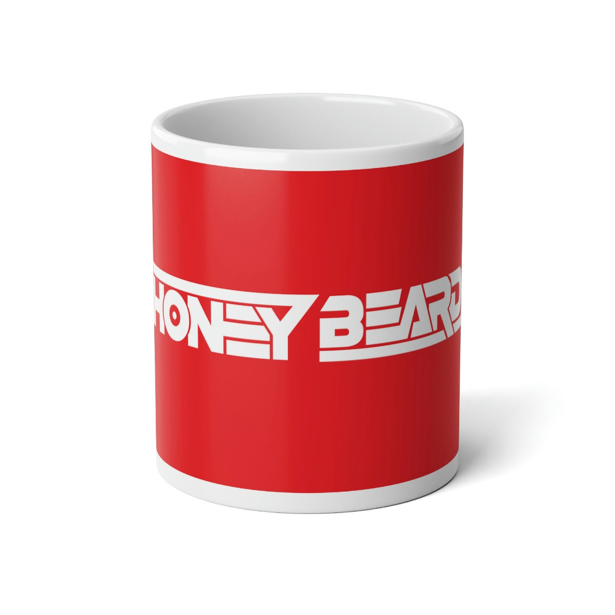 Honey Beard - Red Jumbo Mug, 20oz