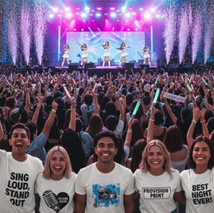 Sing Loud, Stand Out: Your Guide to Custom Concert Merchandise with Provision Print (Inspired by Blackpink!)
