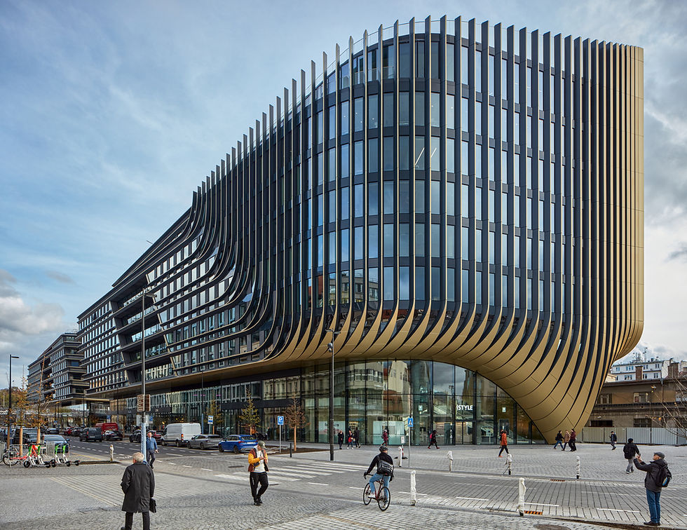 Prag Mimarisi Masarycka Binası Zaha Hadid