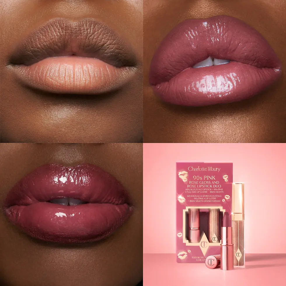Miniatura: Charlotte Tilbury  90S Pink Rose Gloss and  Rose Lipstick duo