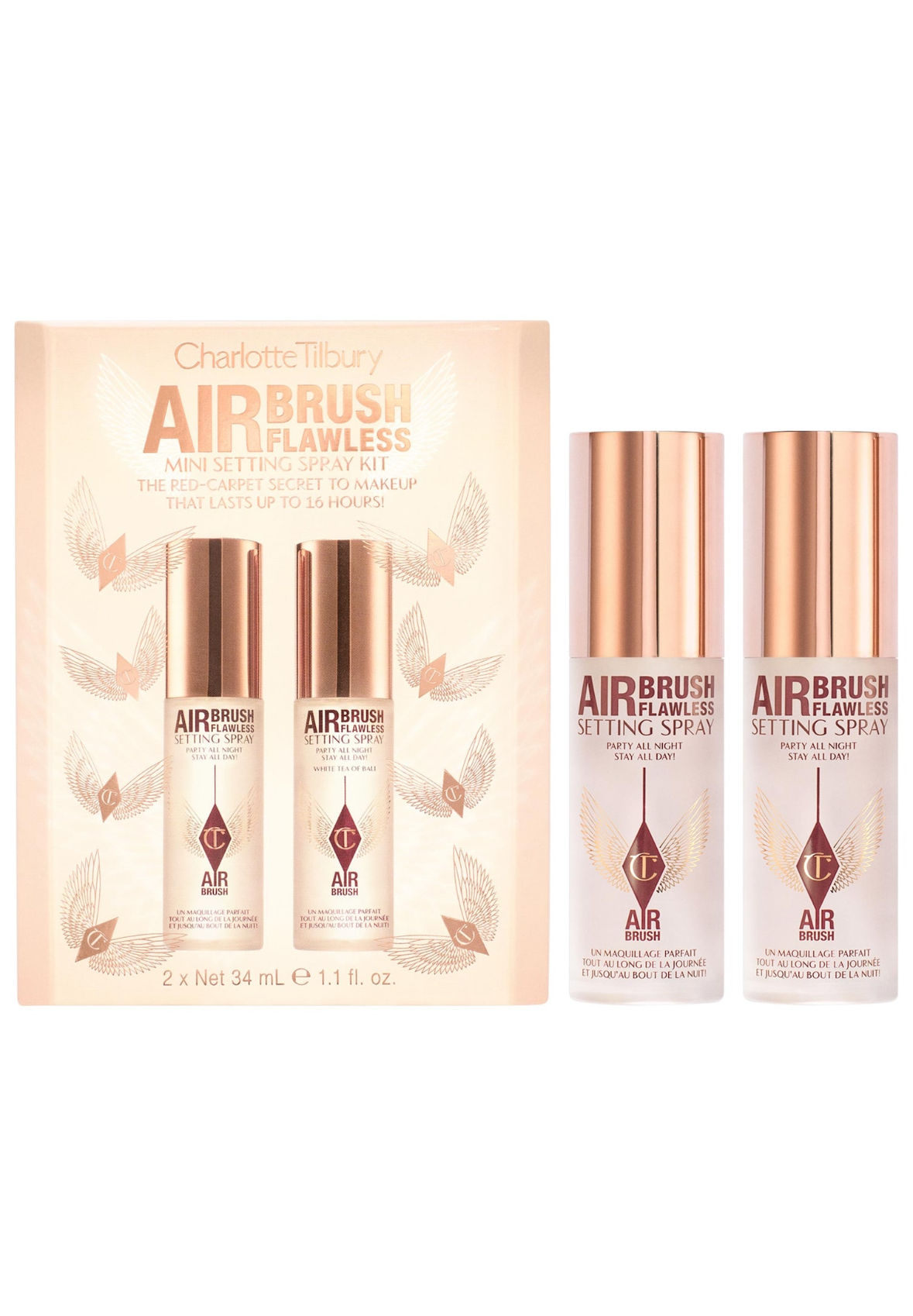 Charlotte Tilbury – Spray Duo (16H)  Set de 2 fijadores de maqu