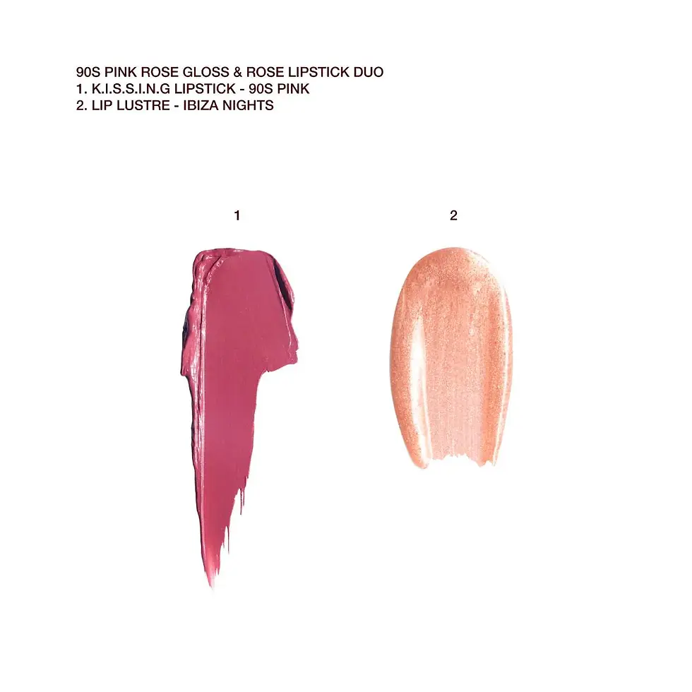 Miniatura: Charlotte Tilbury  90S Pink Rose Gloss and  Rose Lipstick duo