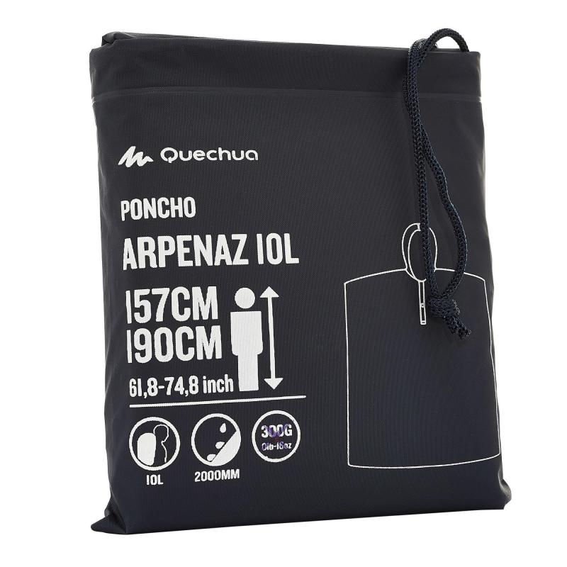 Миниатюра: ДОЖДЕВИК - ПОНЧО для взрослых  Forclaz MT100 30L QUECHUA