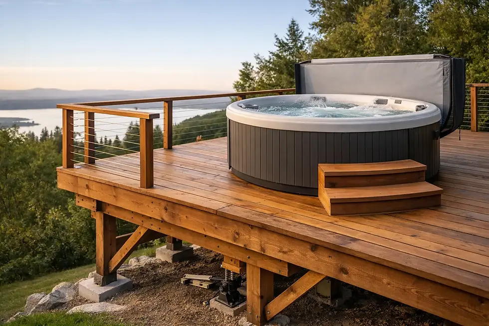 Can Decks Support Hot Tubs? What It Takes