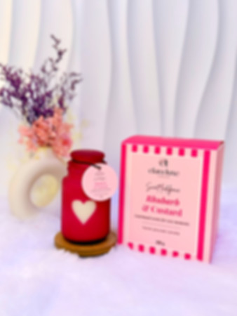 Rhubarb and Custard Candle