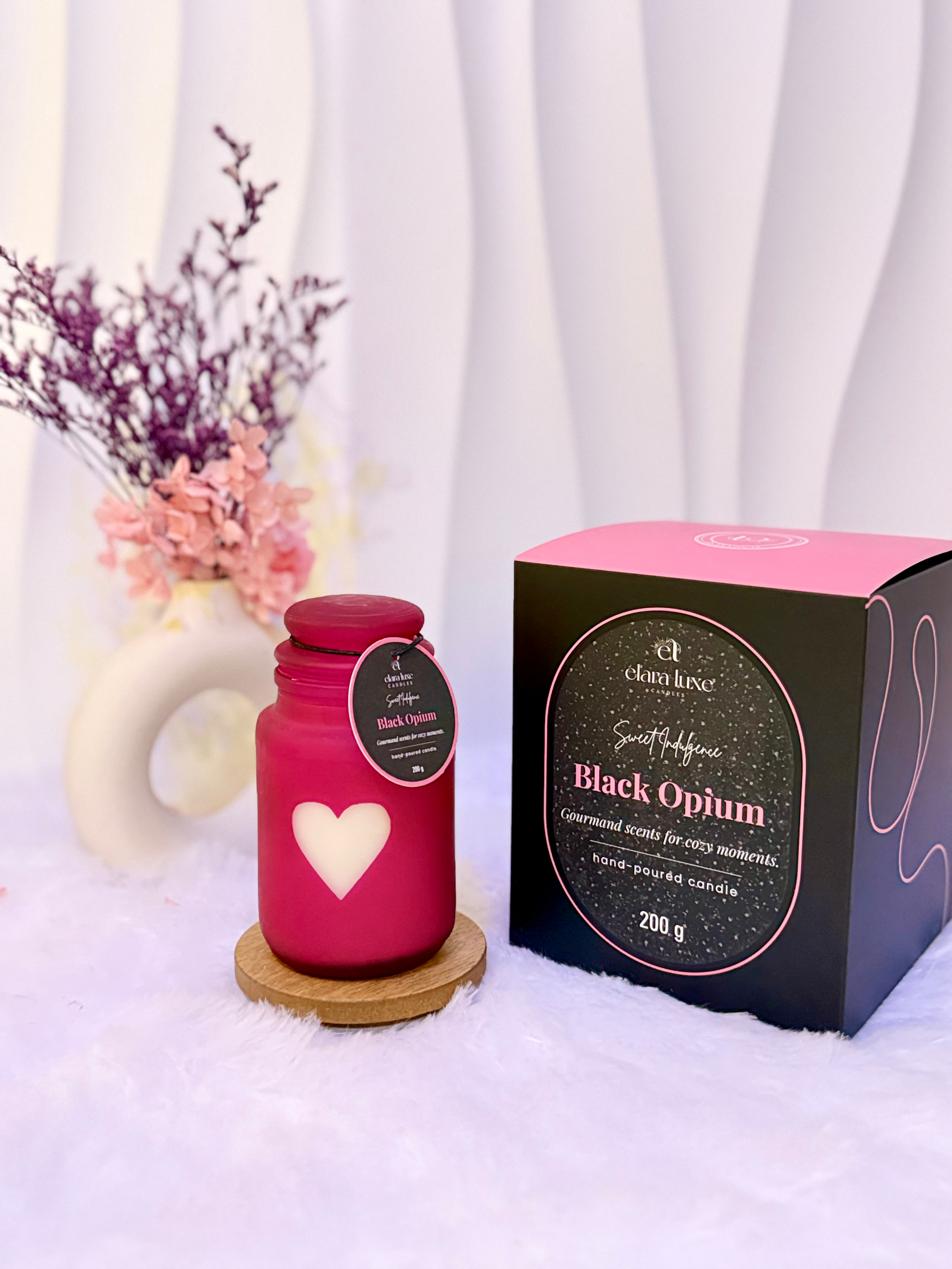 Black Opium Inspired Candle