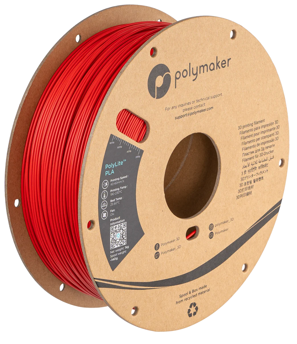 PolyLite™ Wine Red PLA 1kg 1.75mm