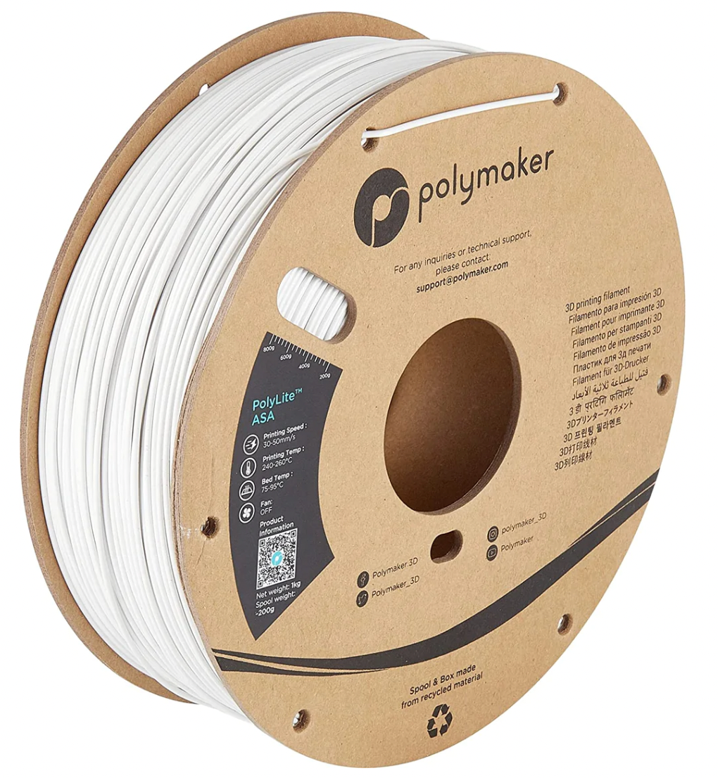 PolyLite™ White ASA 1kg 1.75mm