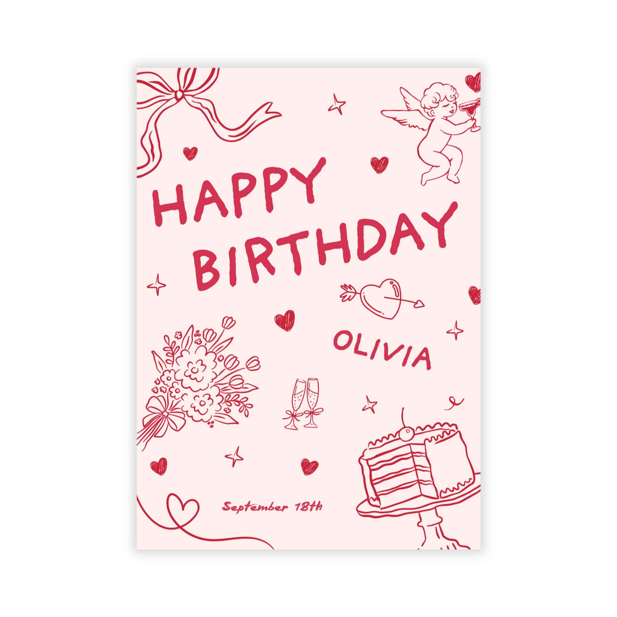 Doodle Birthday Card — Sweet Scribbles