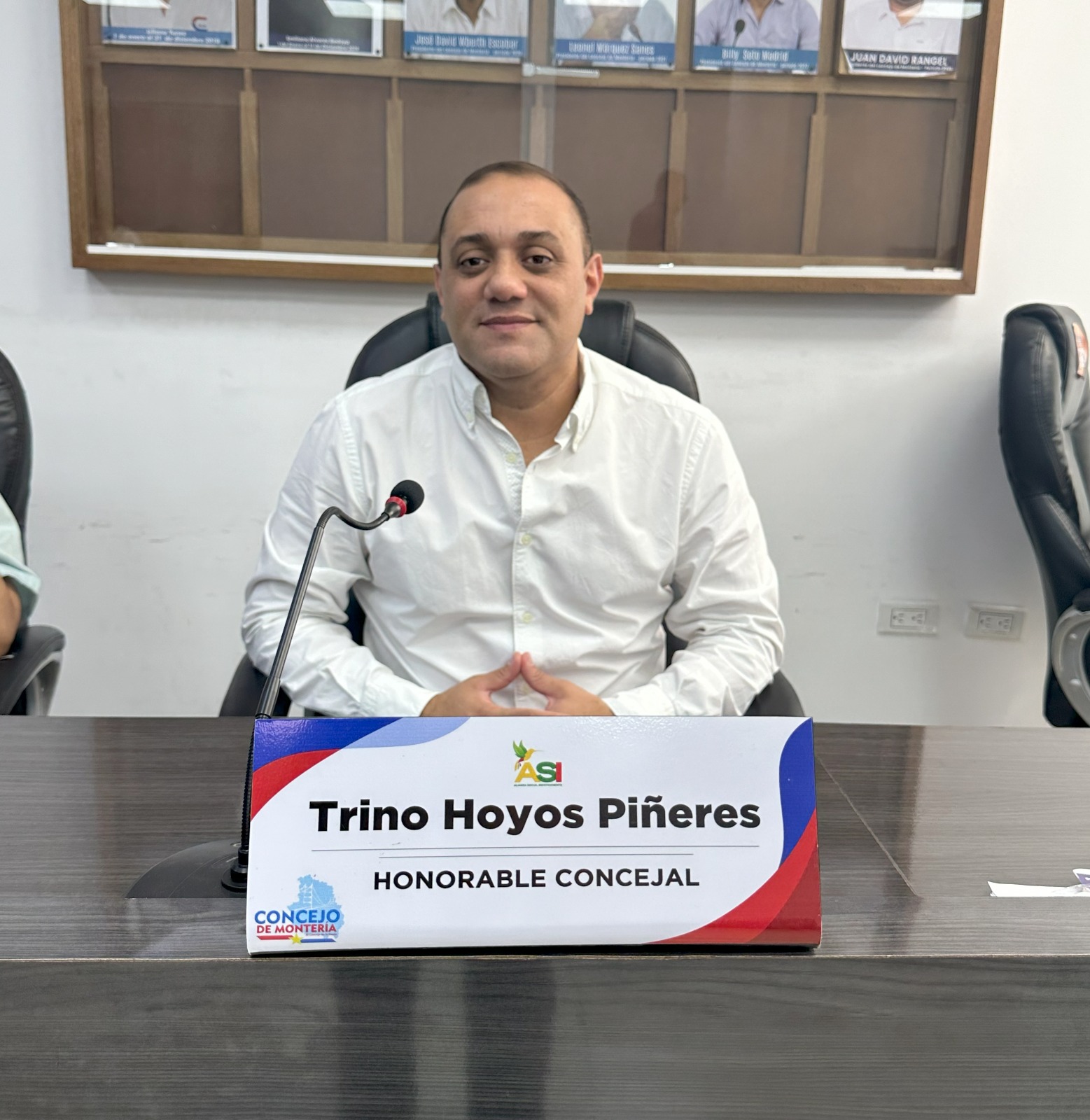 Retrato de Trino Hoyos Piñeres