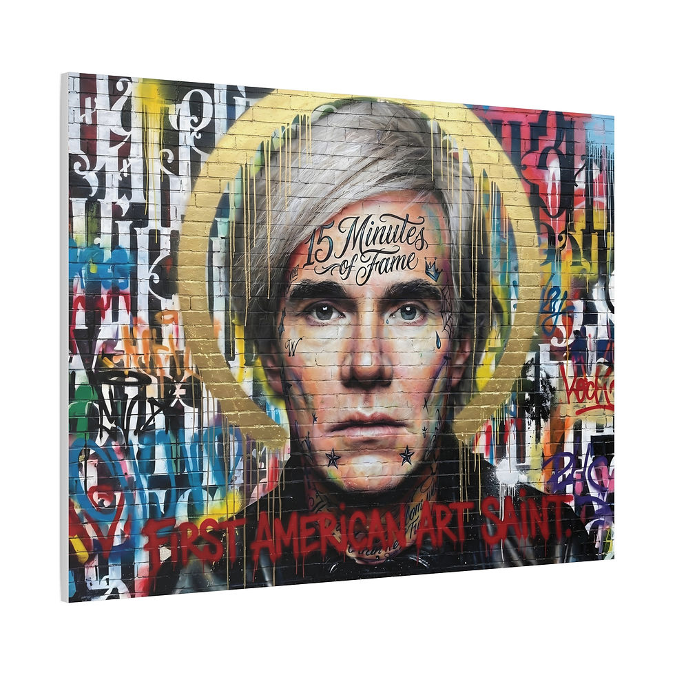 Thumbnail: SAINT OF THE ATTENTION ECOMONY CANVAS PRINT