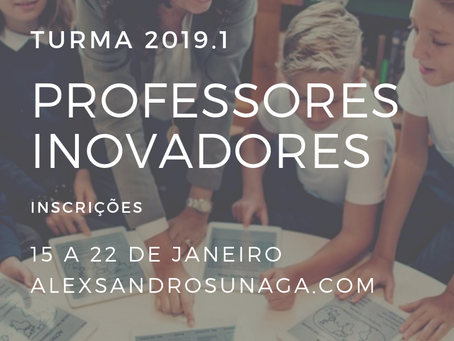Professores inovadores - turma 2019.1