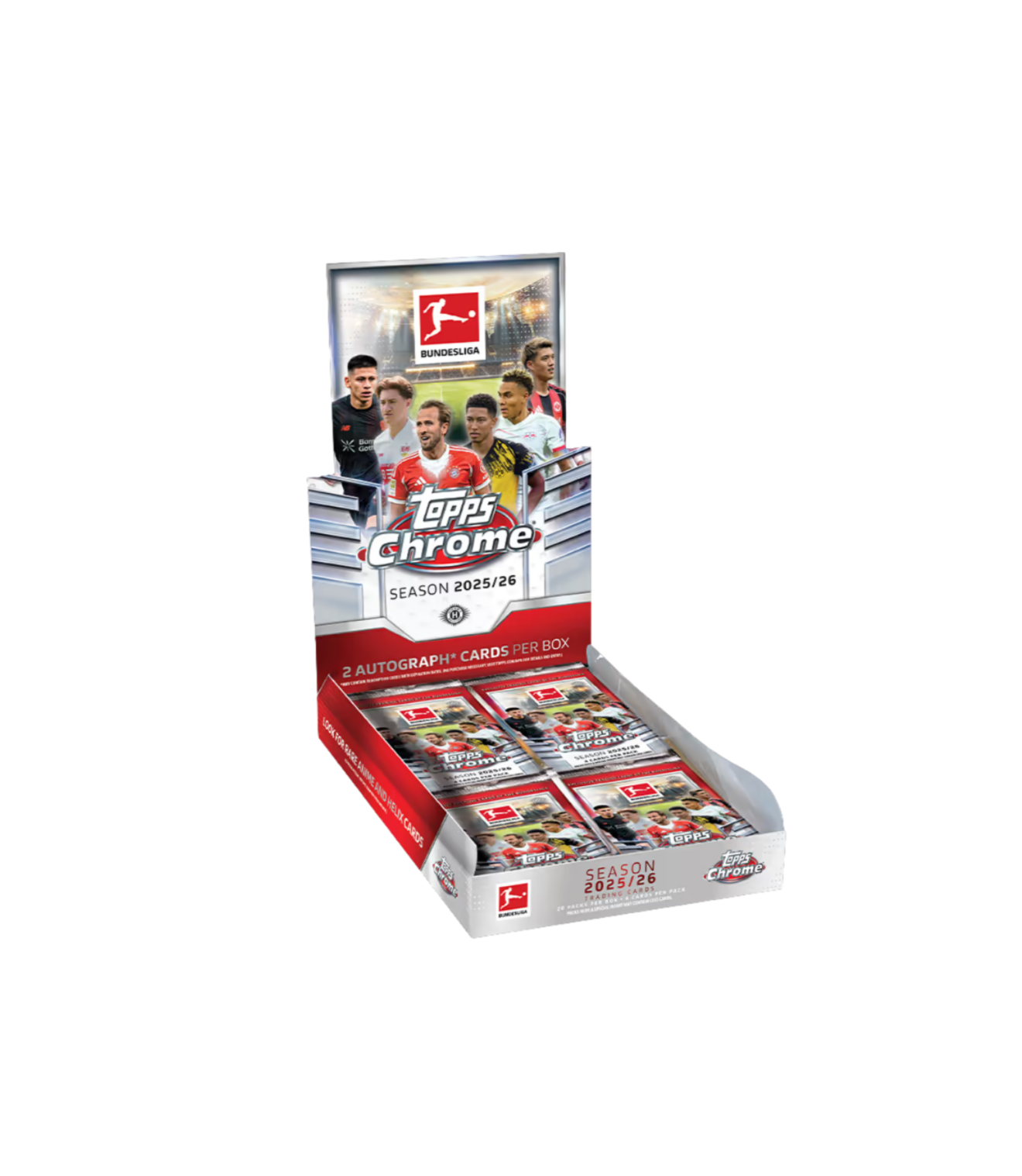 Topps Chrome Bundesliga 25/26 Soccer Cards Hobby Box