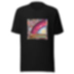 front view, Flammarion Engraving Psychedelic Recreation by Max Mosley on unisex t-shirt