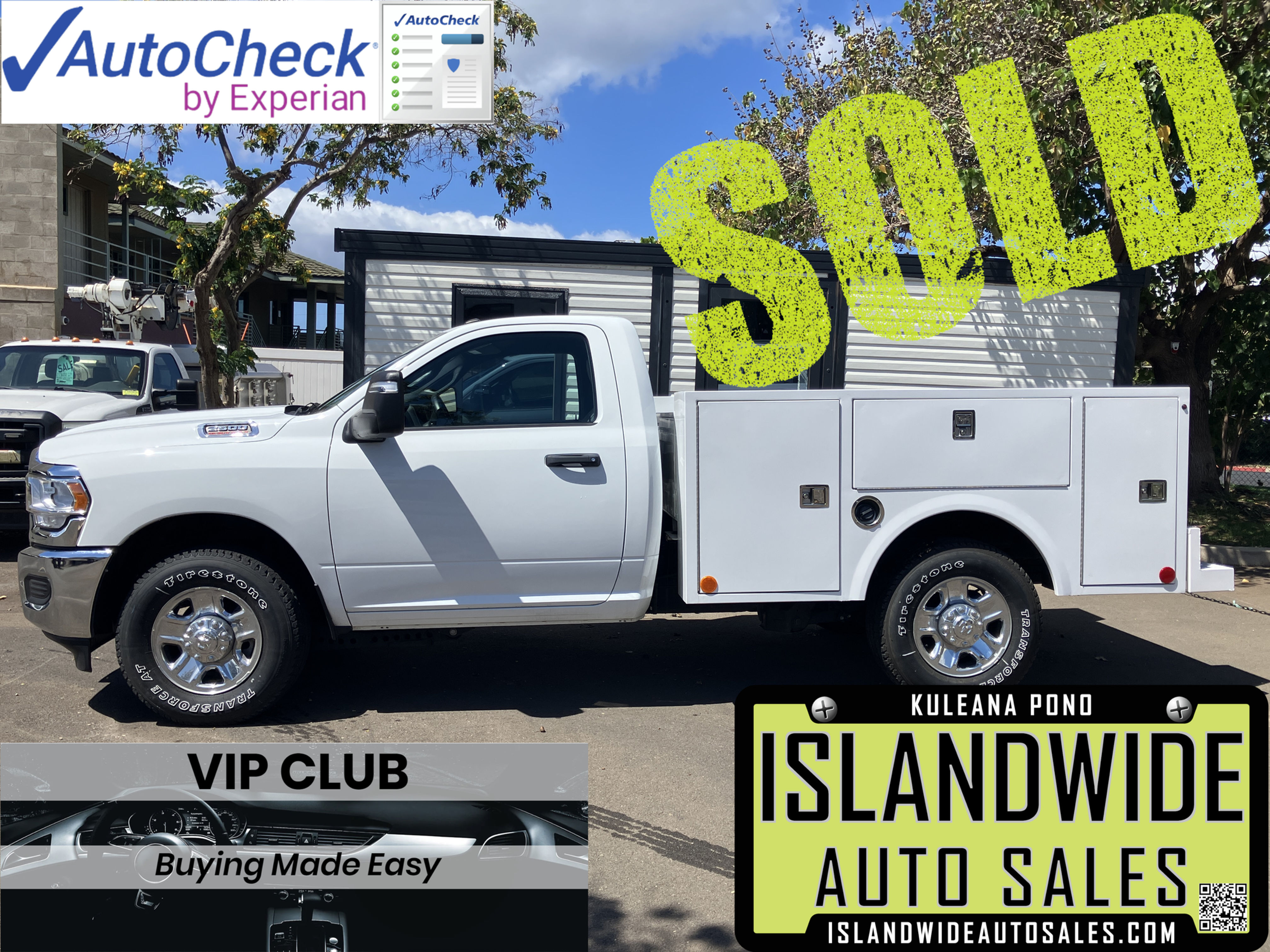 SOLD VIP PRE-OWNED UPFITTED 2023 RAM 2500 HEMI UTILITY SERVICE TRUCK