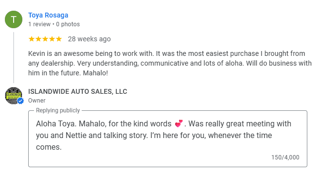 Google Customer Review Isuzu NPR Diesel Landscape