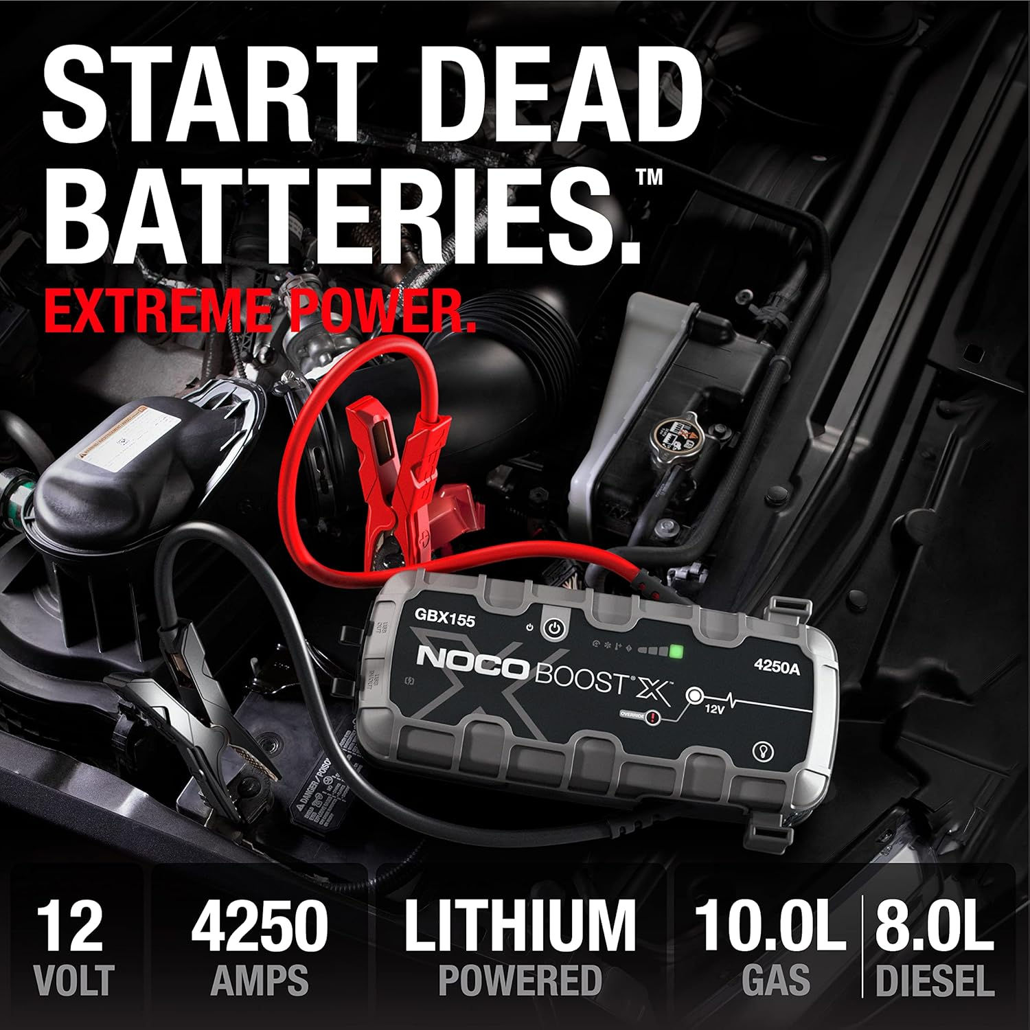 ULTIMATE TRUCK JUMP STARTER NOCO Boost X GBX155: 4250A UltraSafe