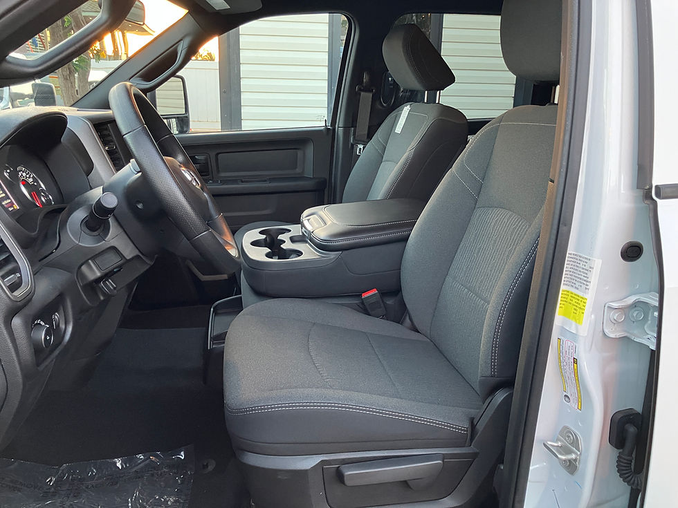 Thumbnail: SOLD PRE-OWNED UPFITTED 2023 RAM 2500 4WD/4X4 HEMI 8FT FLATBED Cab Chassis