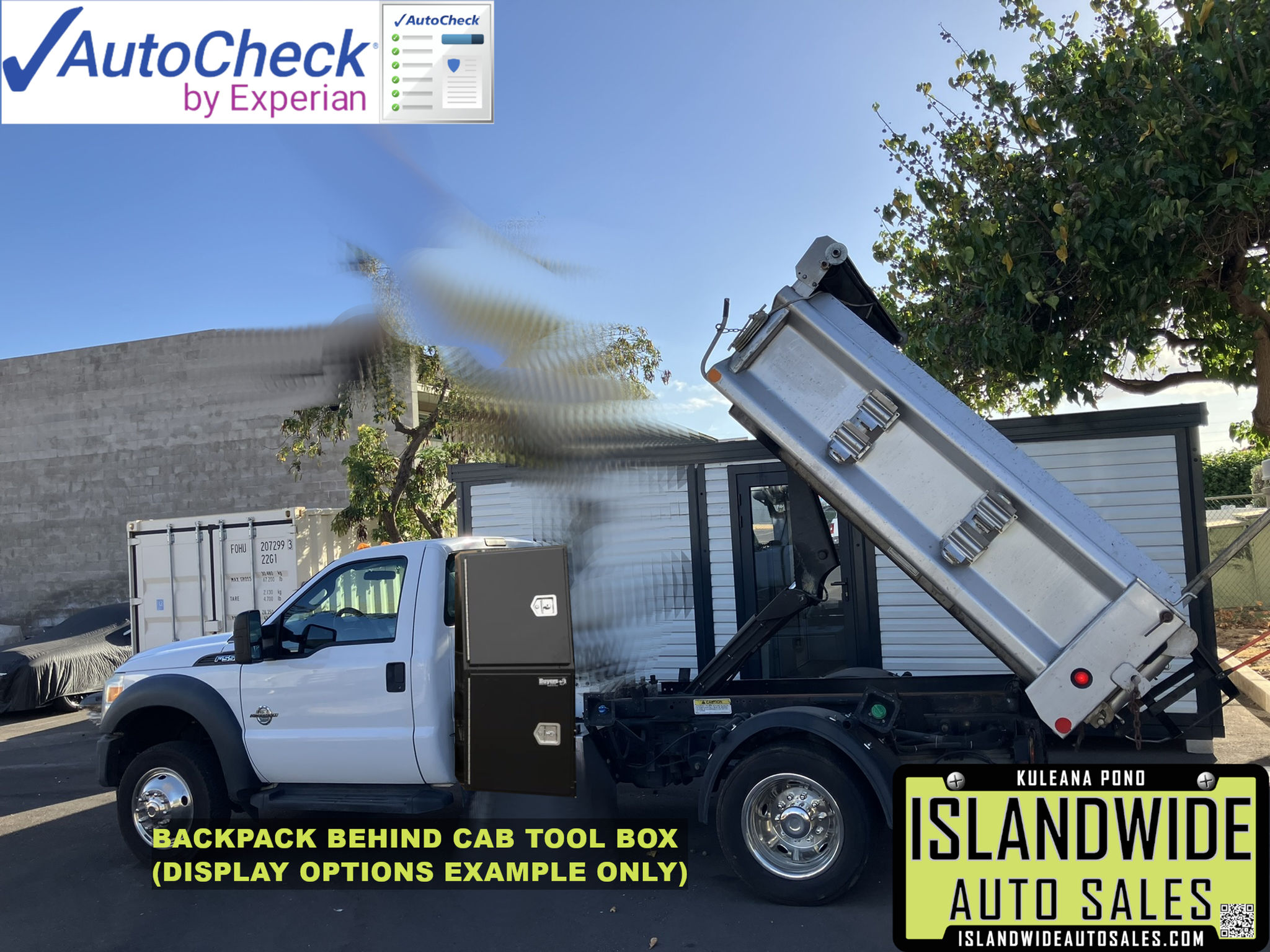 SALE!!! 2016 FORD F-550 8FT HEAVY DUTY STAINLESS STEEL DUMP BED DIESEL