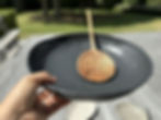 Black Round Salad Bowl